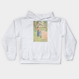 Say Hello to the Gentleman! by Carl Larsson Kids Hoodie